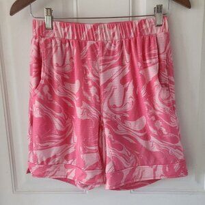 Jambys Pink Ice Cream Shorts Women Size XS Pajamas Lounge Athletic